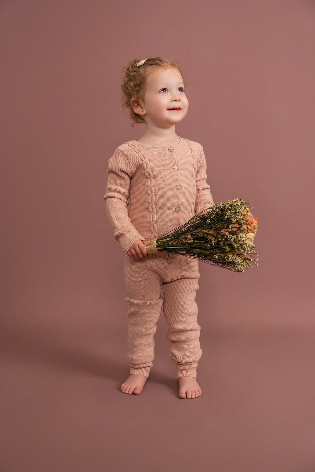 Garter Knit 2Pc Set