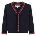 Diamond Textured Knit Cardigan