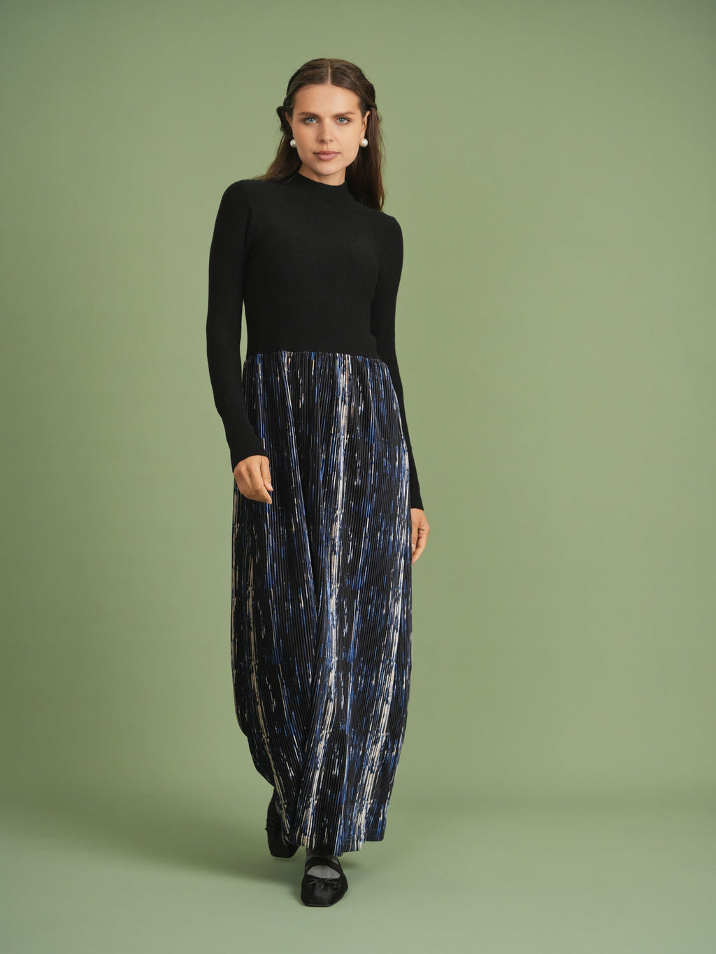 Velour Maxi Dress