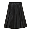 Leather Knife Pleats Skirt