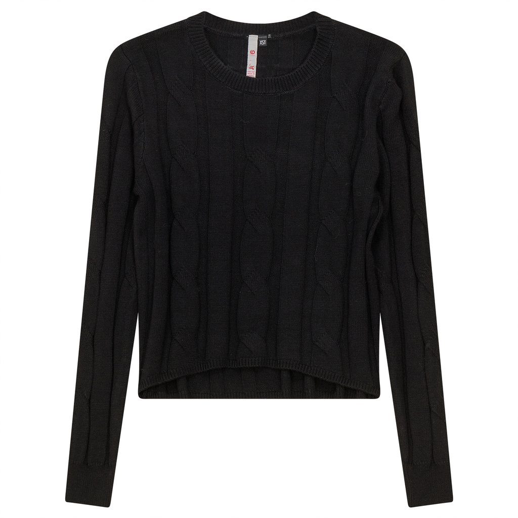 Cable Knit Crop Top