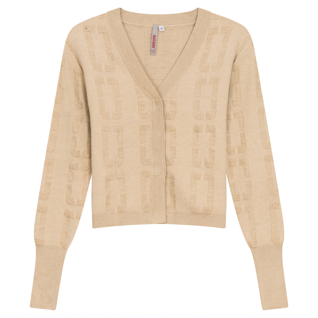 Jacquard Knit Bolero