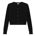 Textured Knit Crop Cardigan