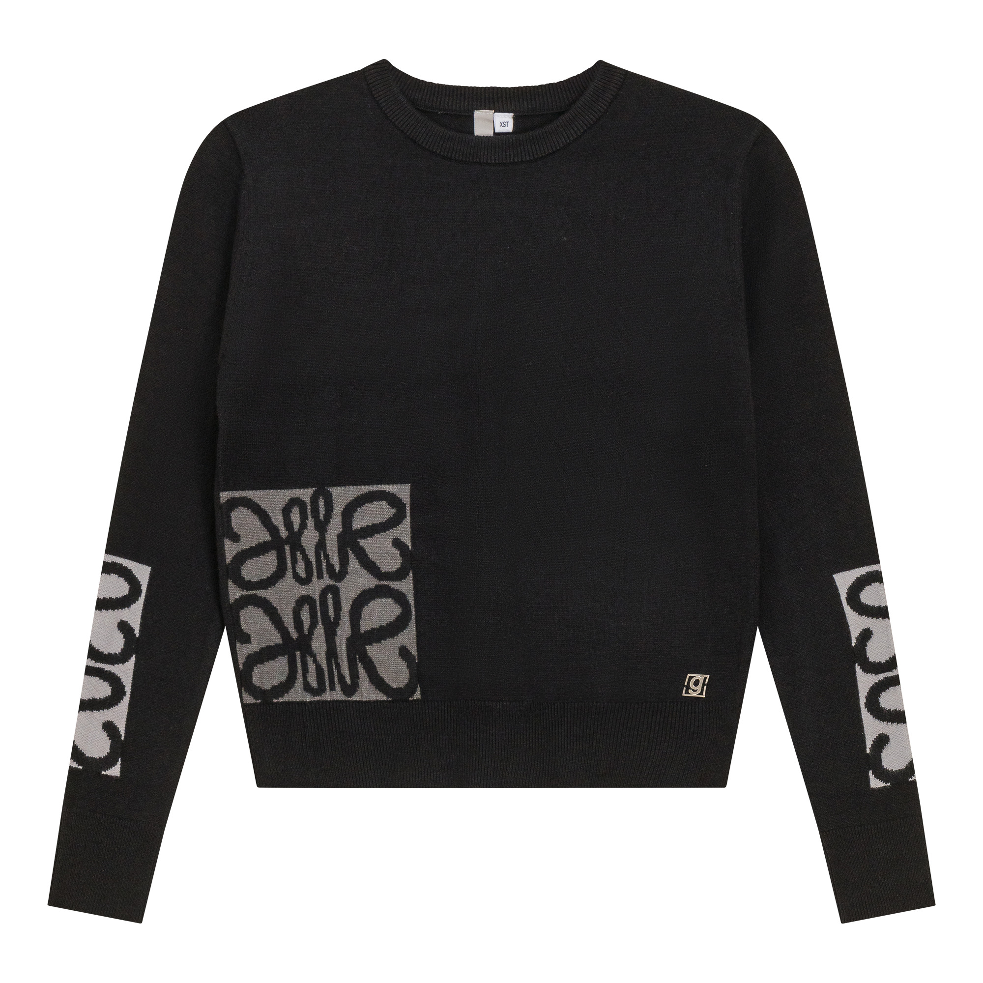 Knit Printed Sweater