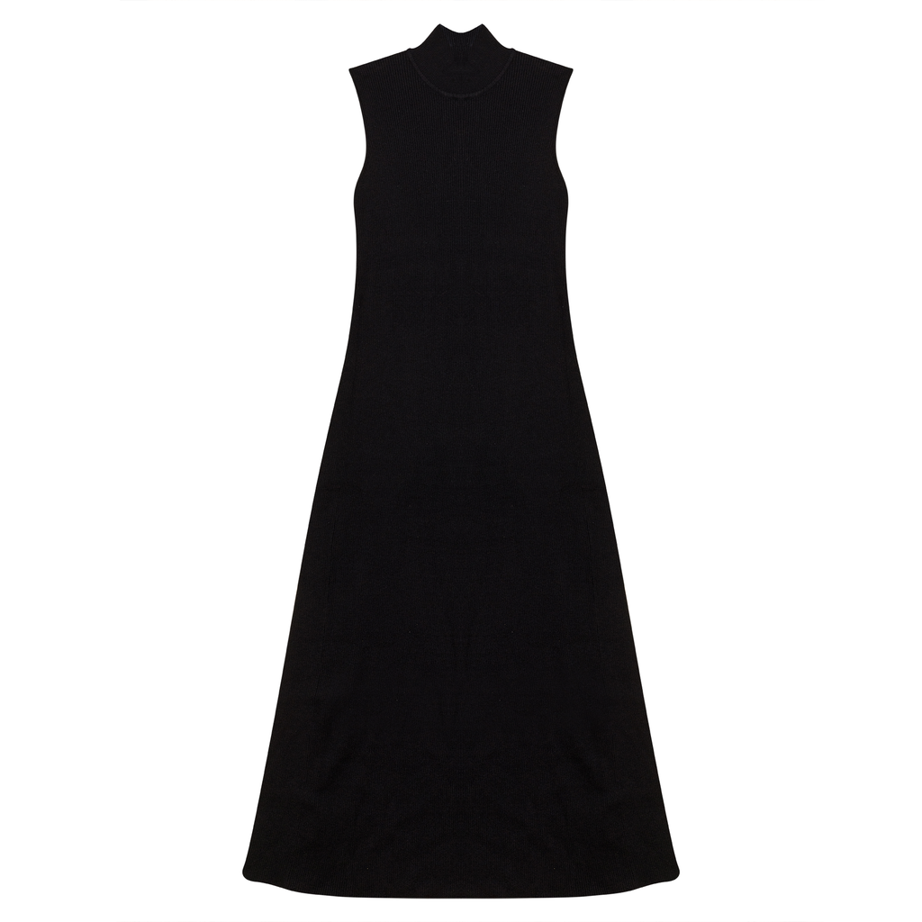 Mock Neck Ribbed Jumper