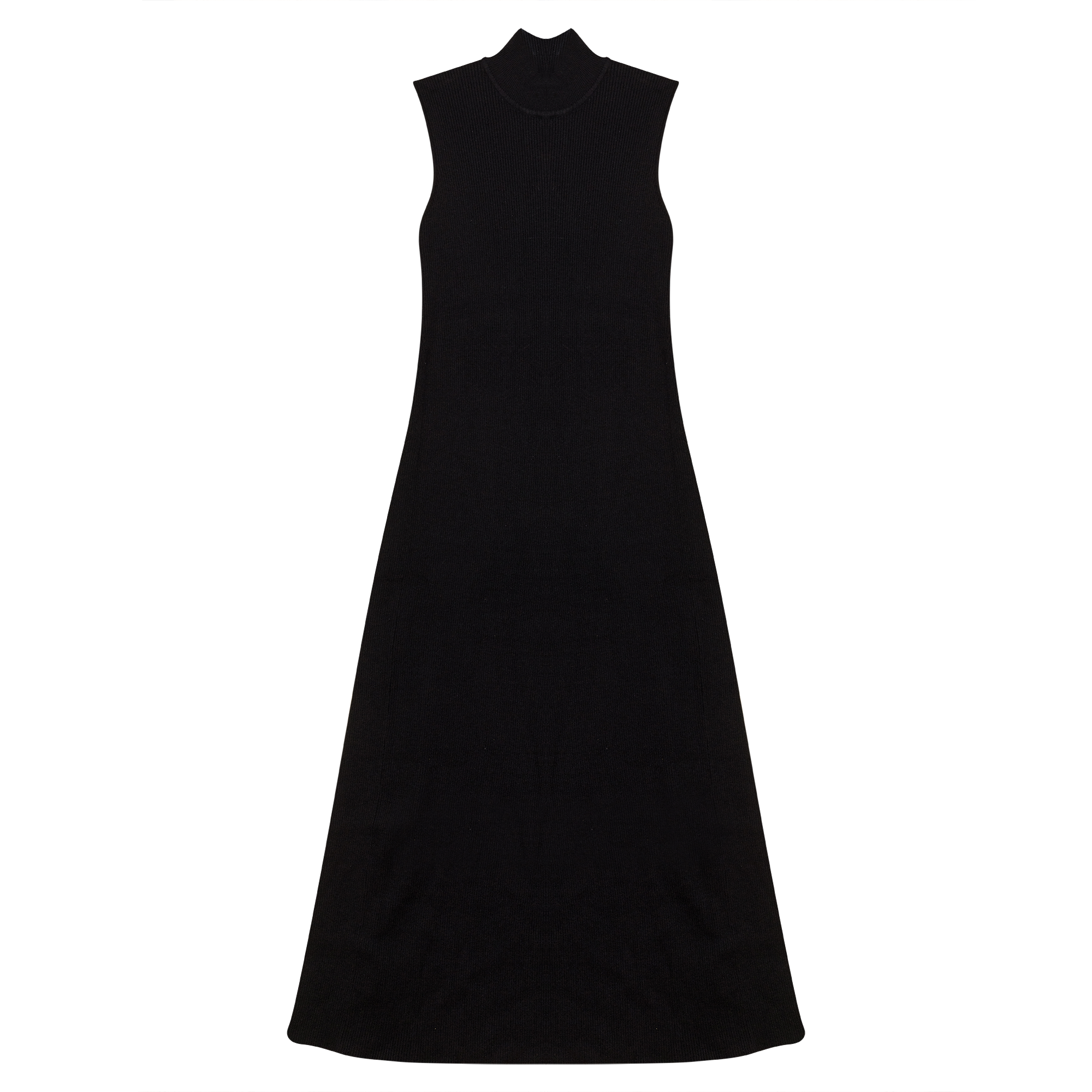 Mock Neck Ribbed Jumper