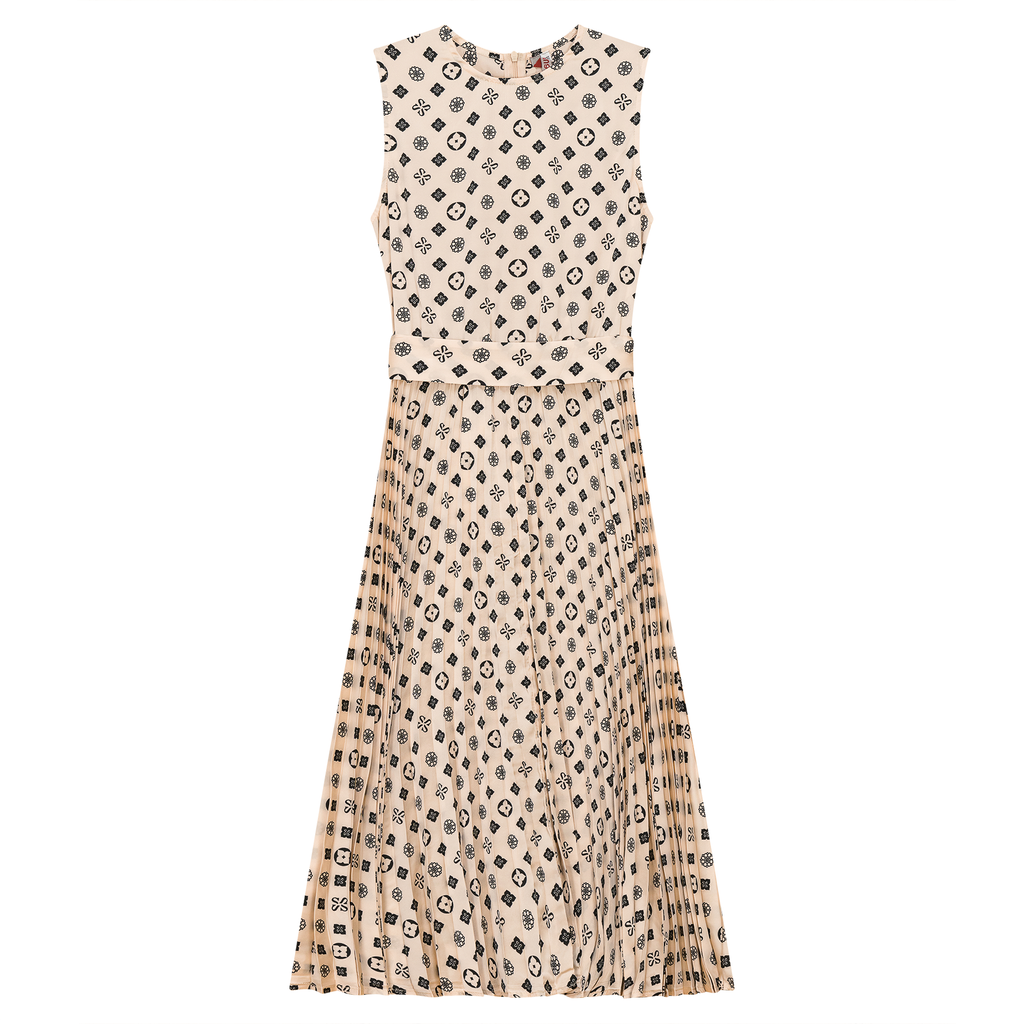 Slinky Printed Midi Jumper