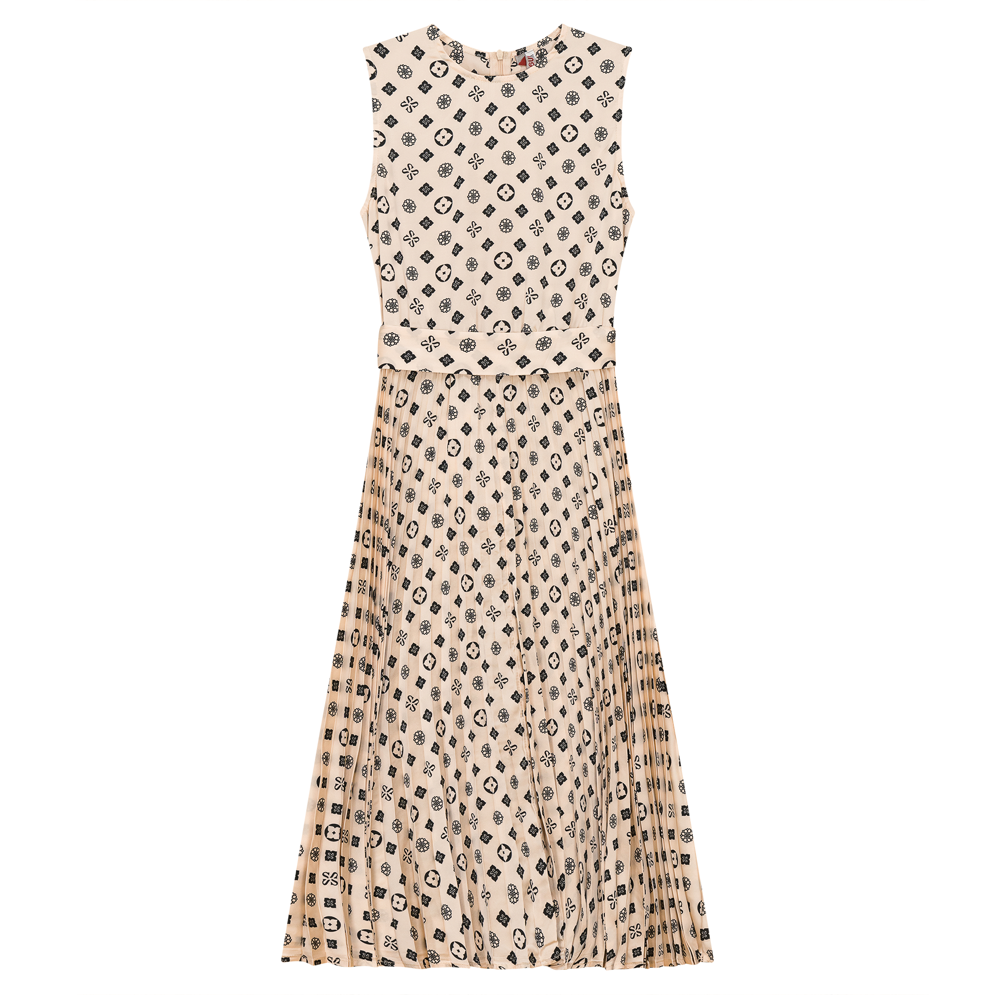 Slinky Printed Midi Jumper