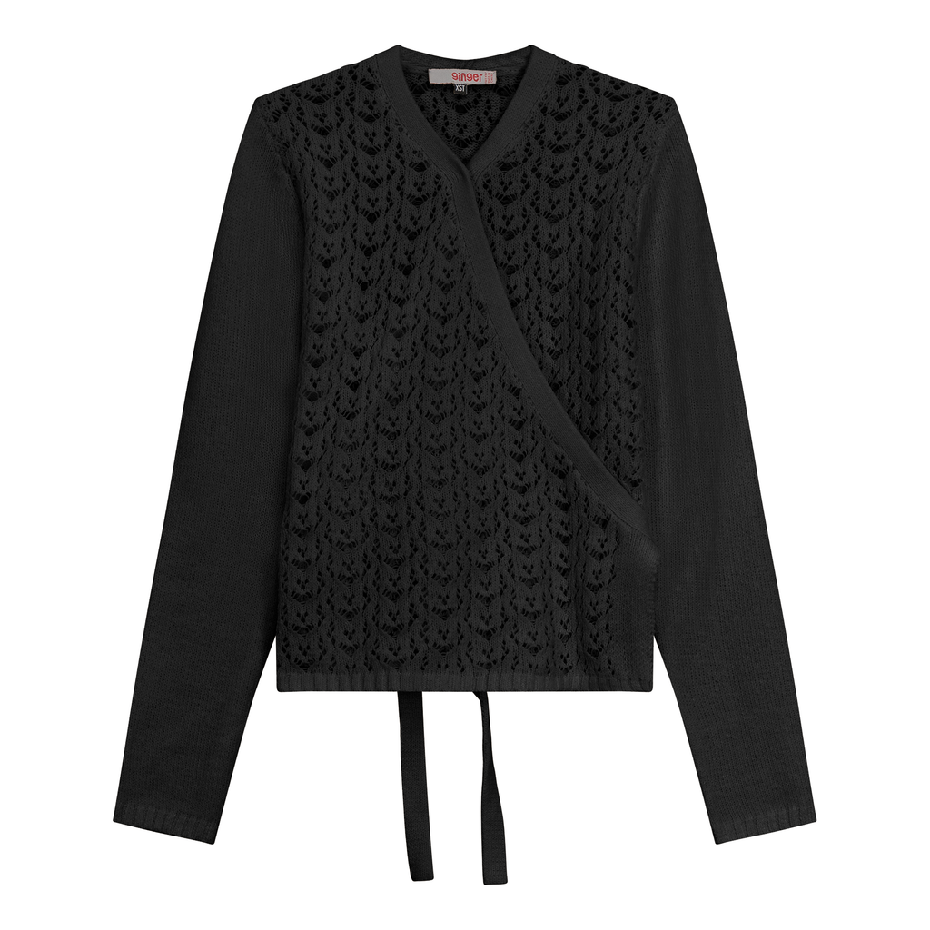 Knit Wrap Top