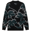 Maternity V Neck Floral Printed Sweater