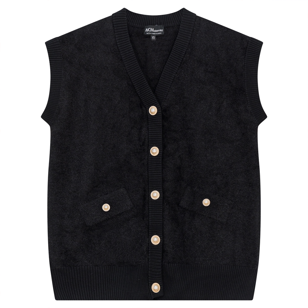 Maternity Mohair Vest Cardigan