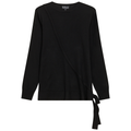 Maternity Fake Wrap Sweater