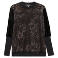 Maternity Burnout Velour Top