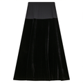 Maternity Velour Maxi Skirt