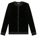Maternity Slinky Velour Crop Cardigan