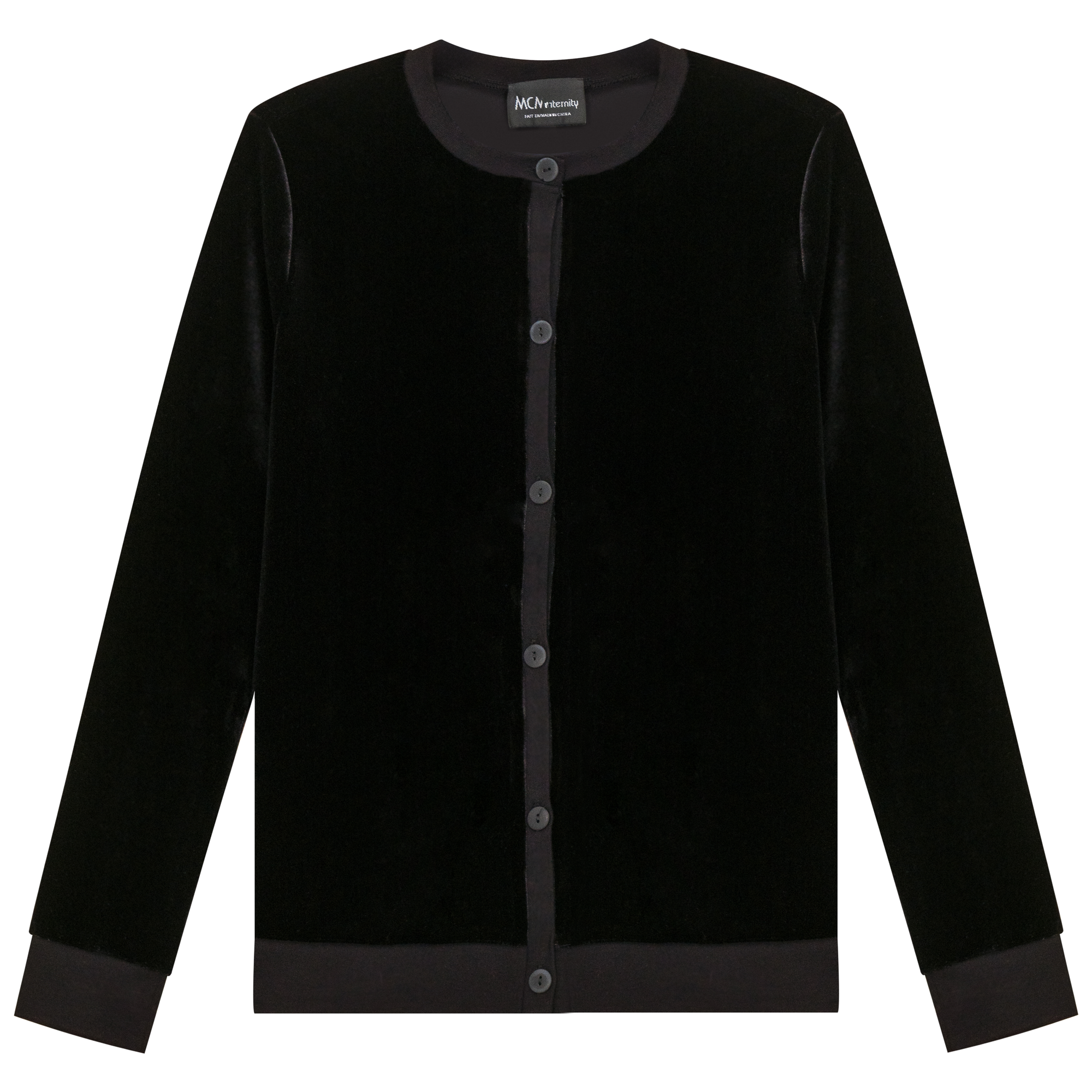 Maternity Slinky Velour Crop Cardigan
