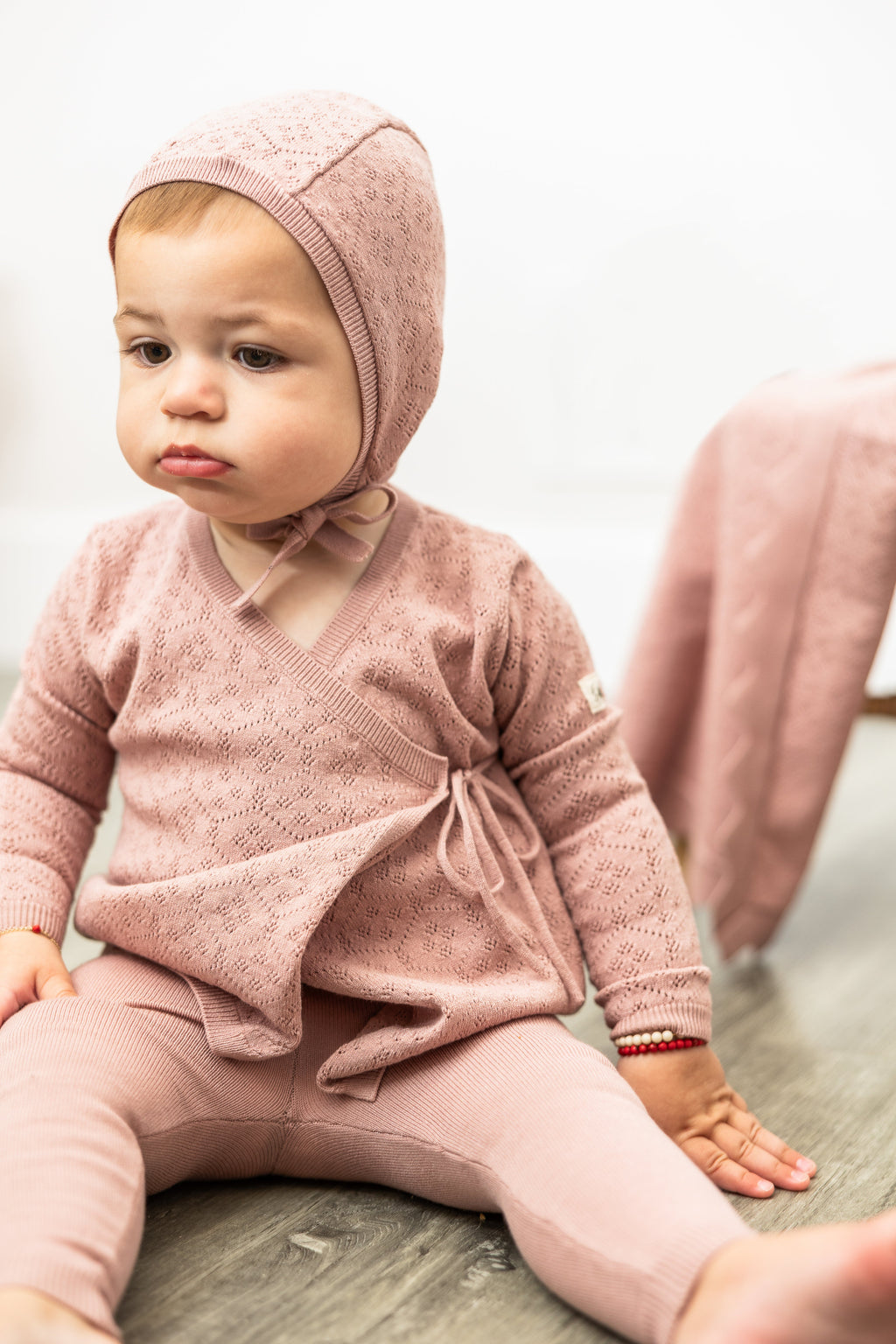 Pointelle Knit 3Pc Set