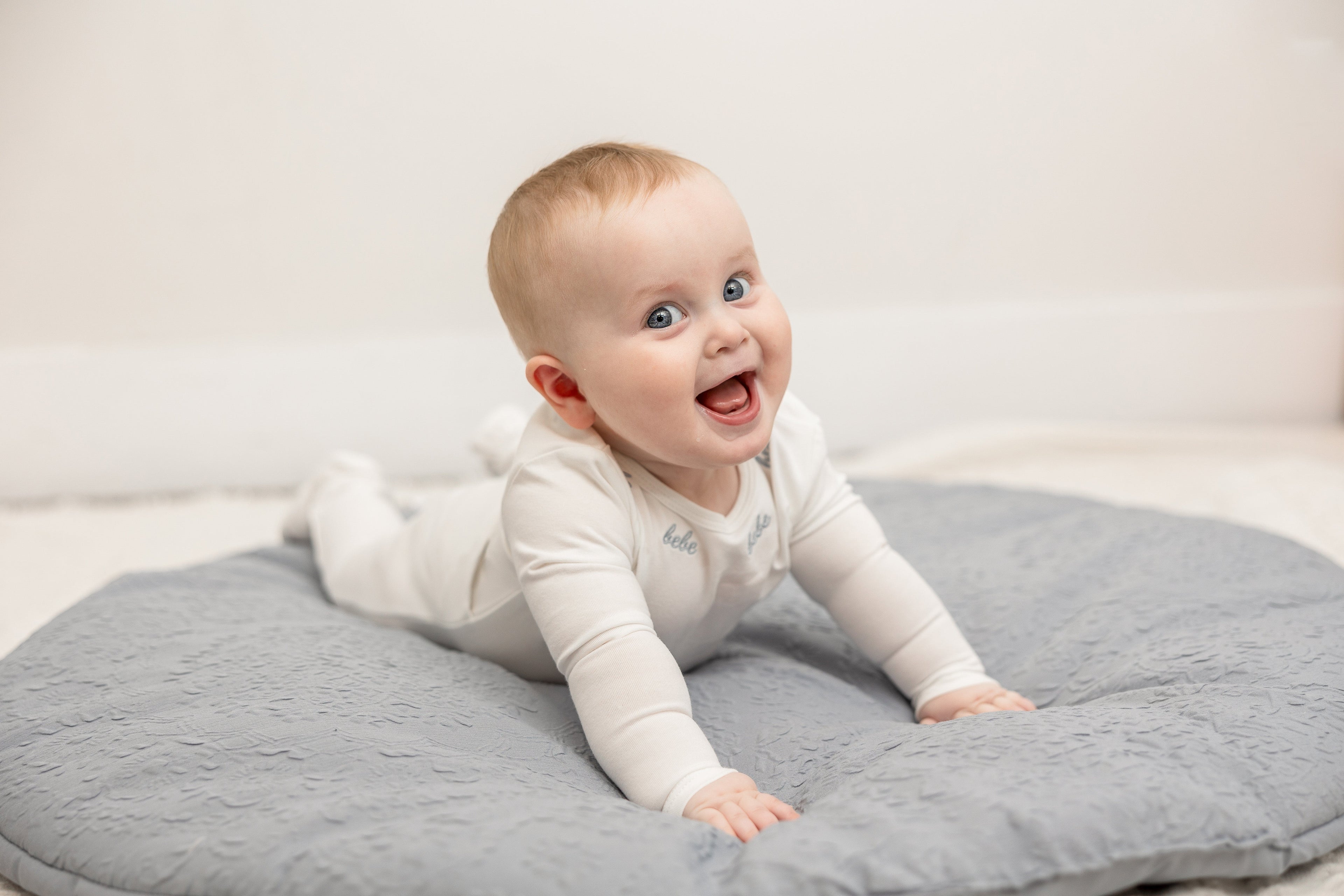 Bebe Embroidered Onesie with Hat