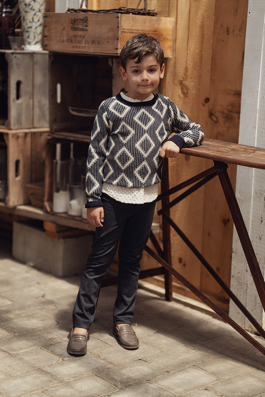 Diamond Knit Sweater