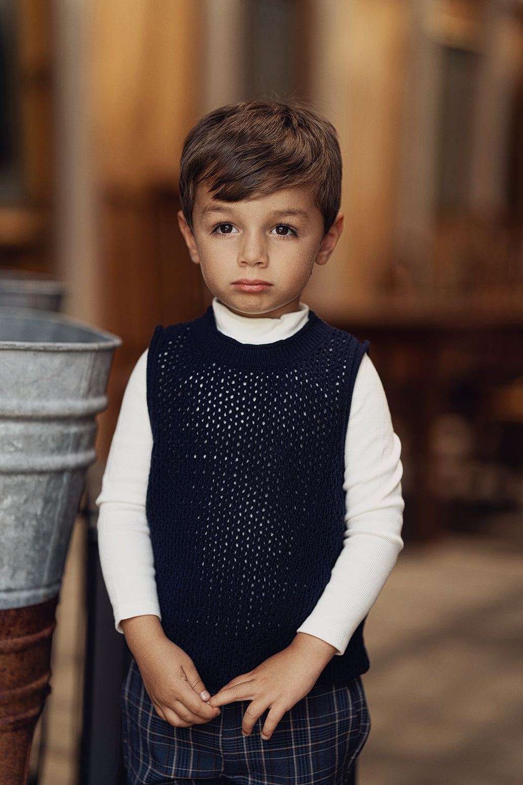 Crochet Knit Vest