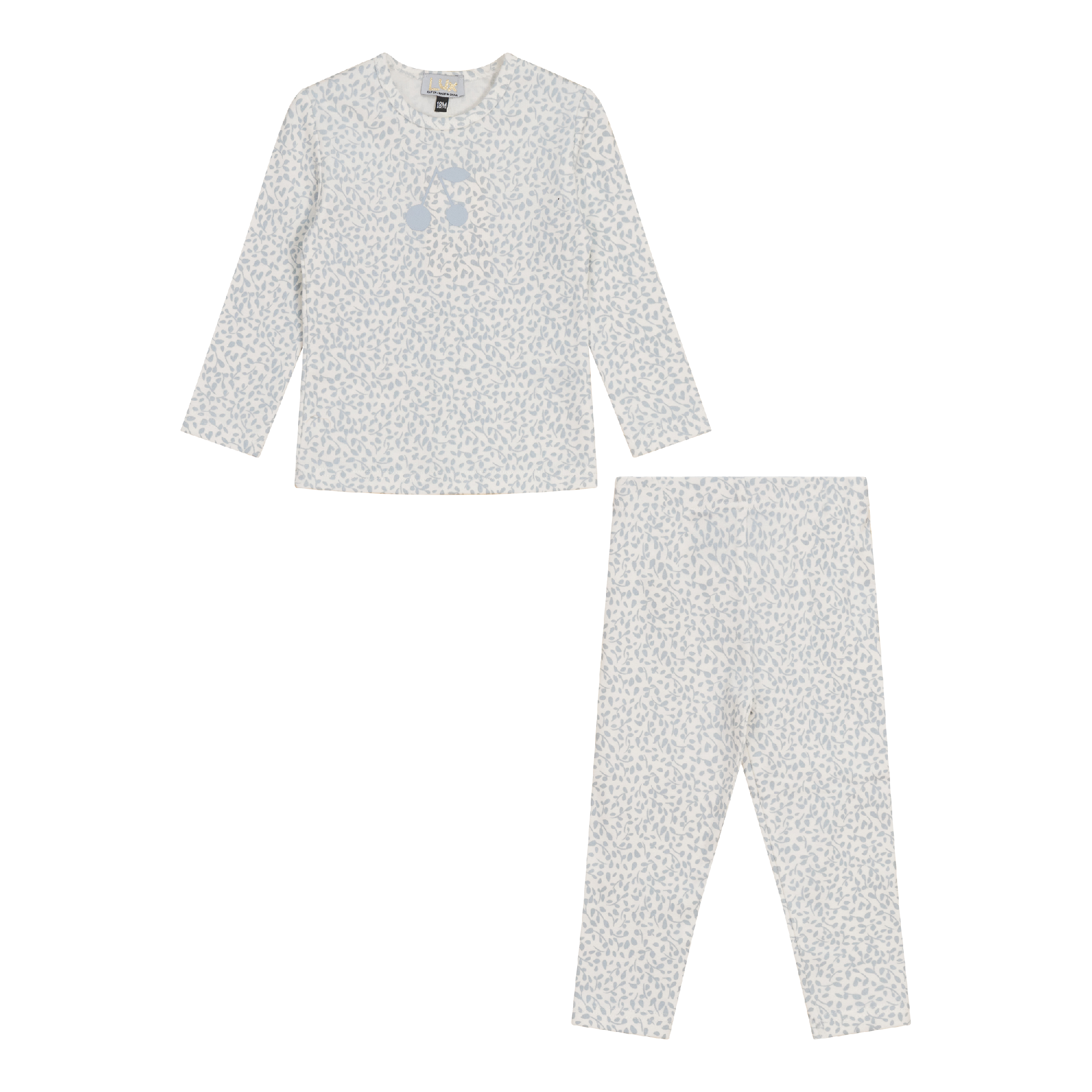 Cherry Print 2Pc Set