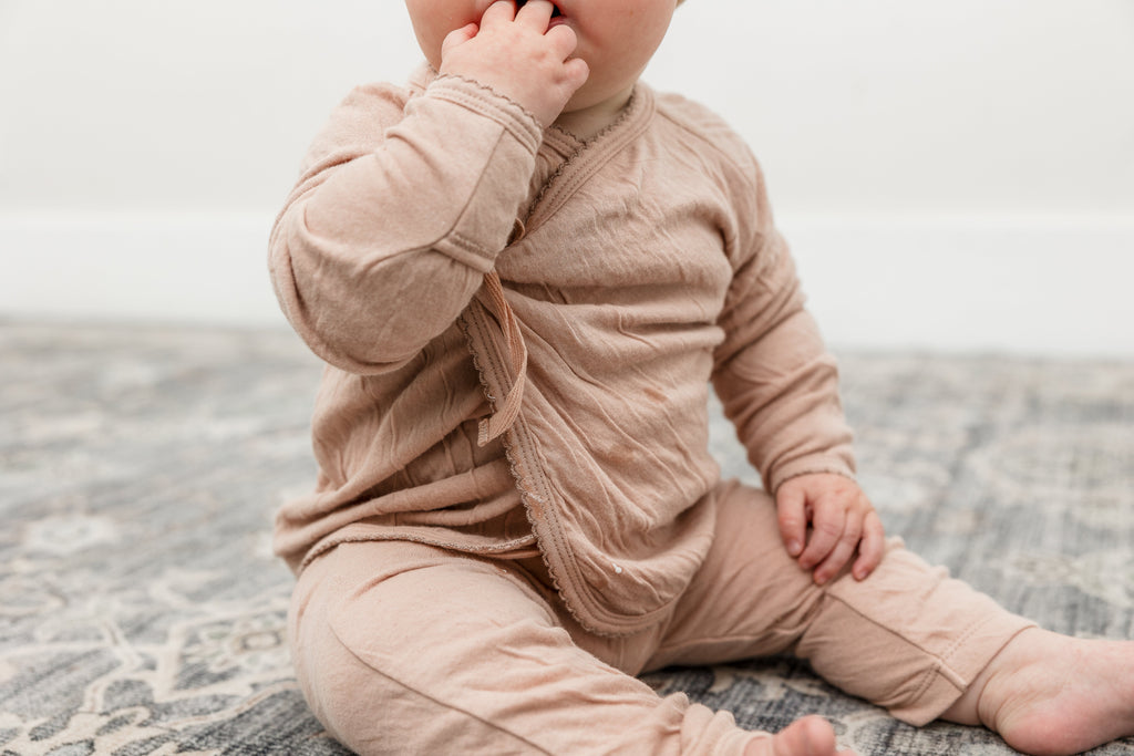 Crinkled Jersey Wrap 2Pc Set