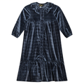 Plaid Velour Maxi Dress