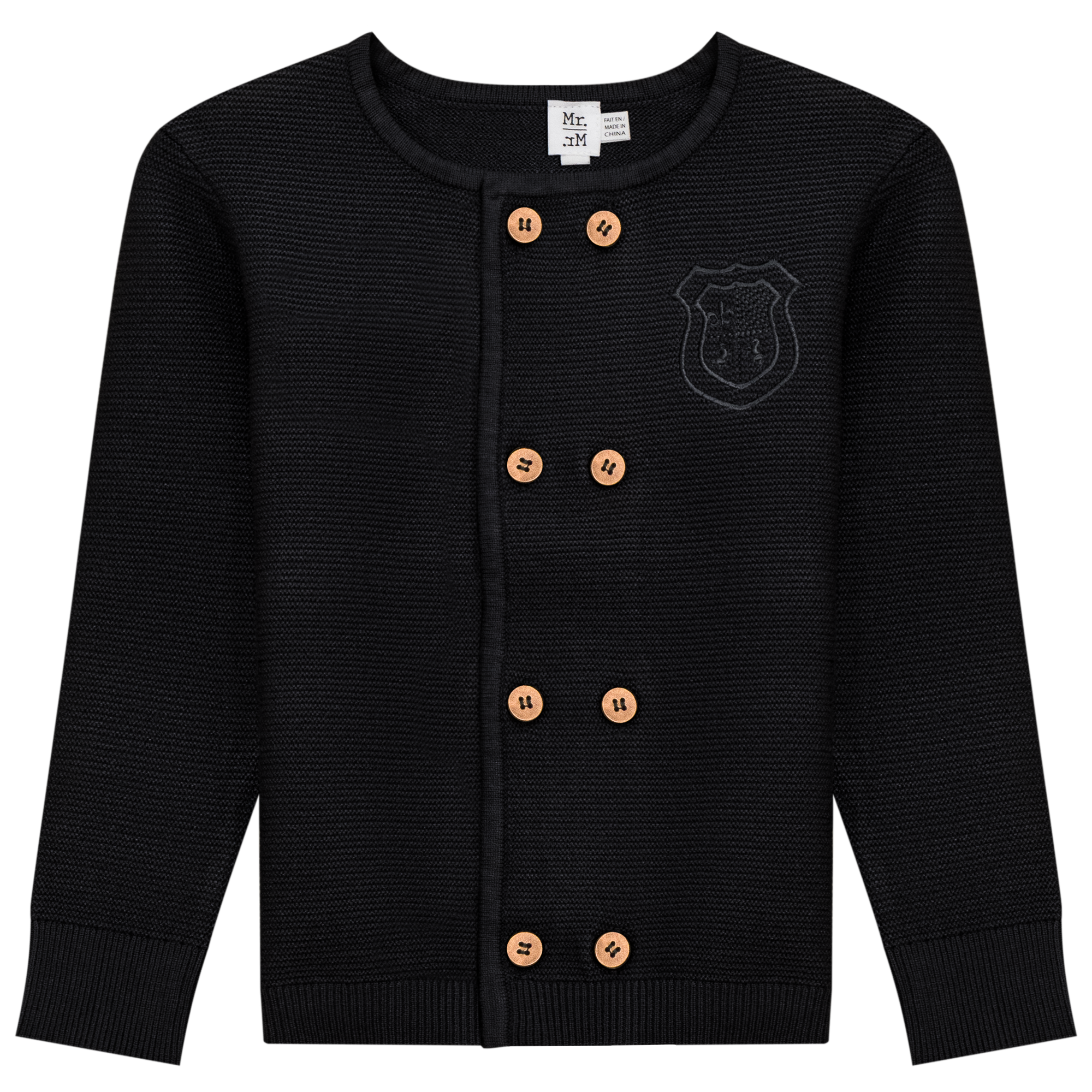 Double Breasted Knit Cardigan