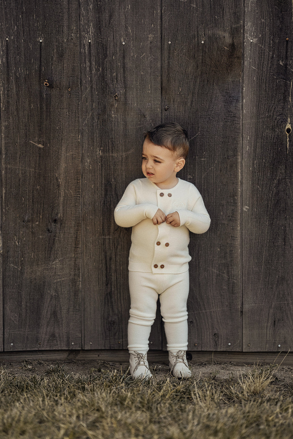 Crest Knitted 2Pc Set