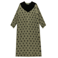 Woven Crinkle Flocked Robe