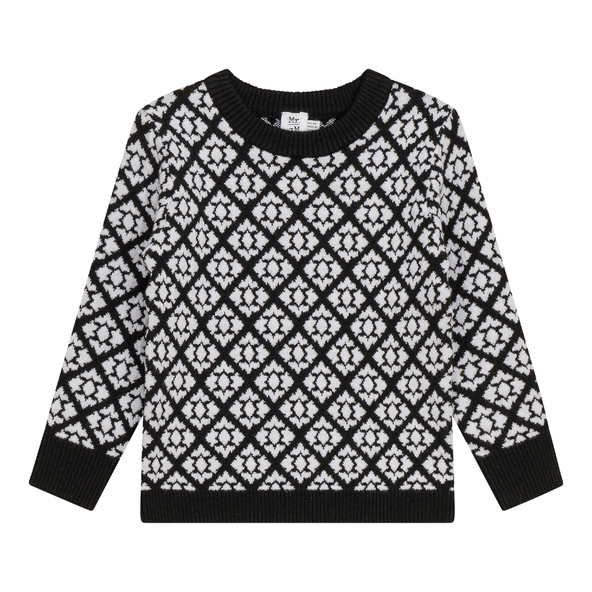 Jacquard Knit Sweater