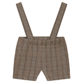 Woven Plaid Overall