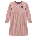 Velour Tiered Dress