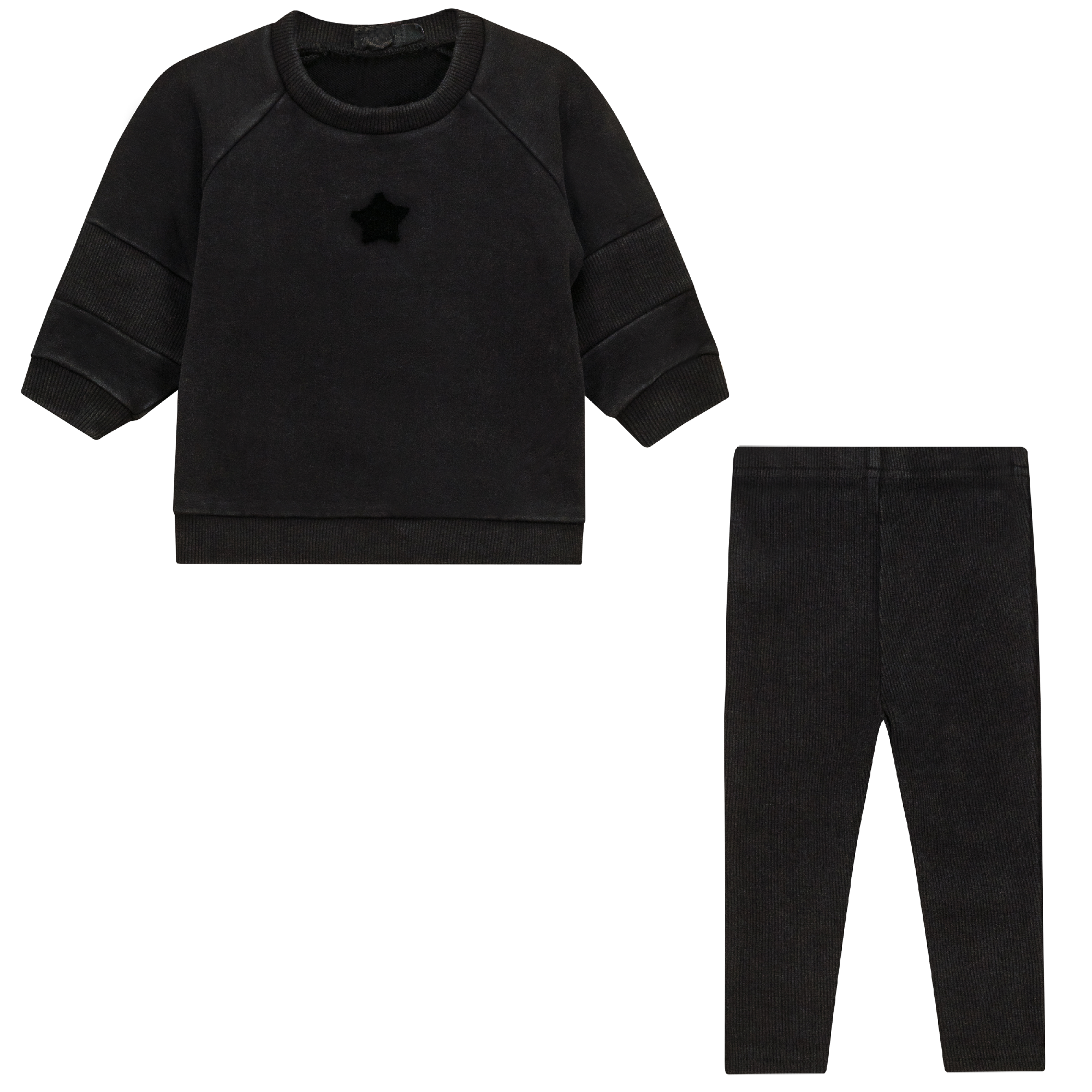 Distressed French Fleece 2Pc Set