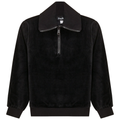 Velour Zip Up Top