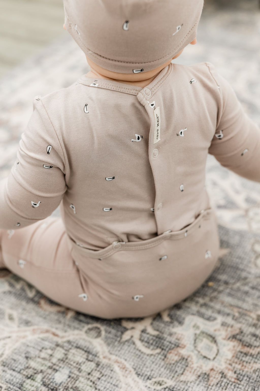 Penguin Printed Onesie Set