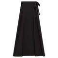 Satin Midi Wrap Skirt