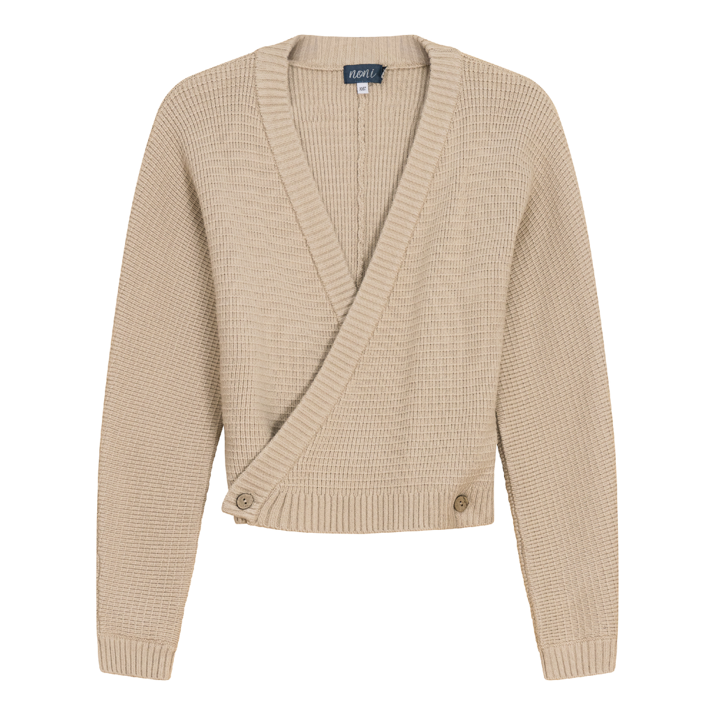 Knitted Wrap Sweater