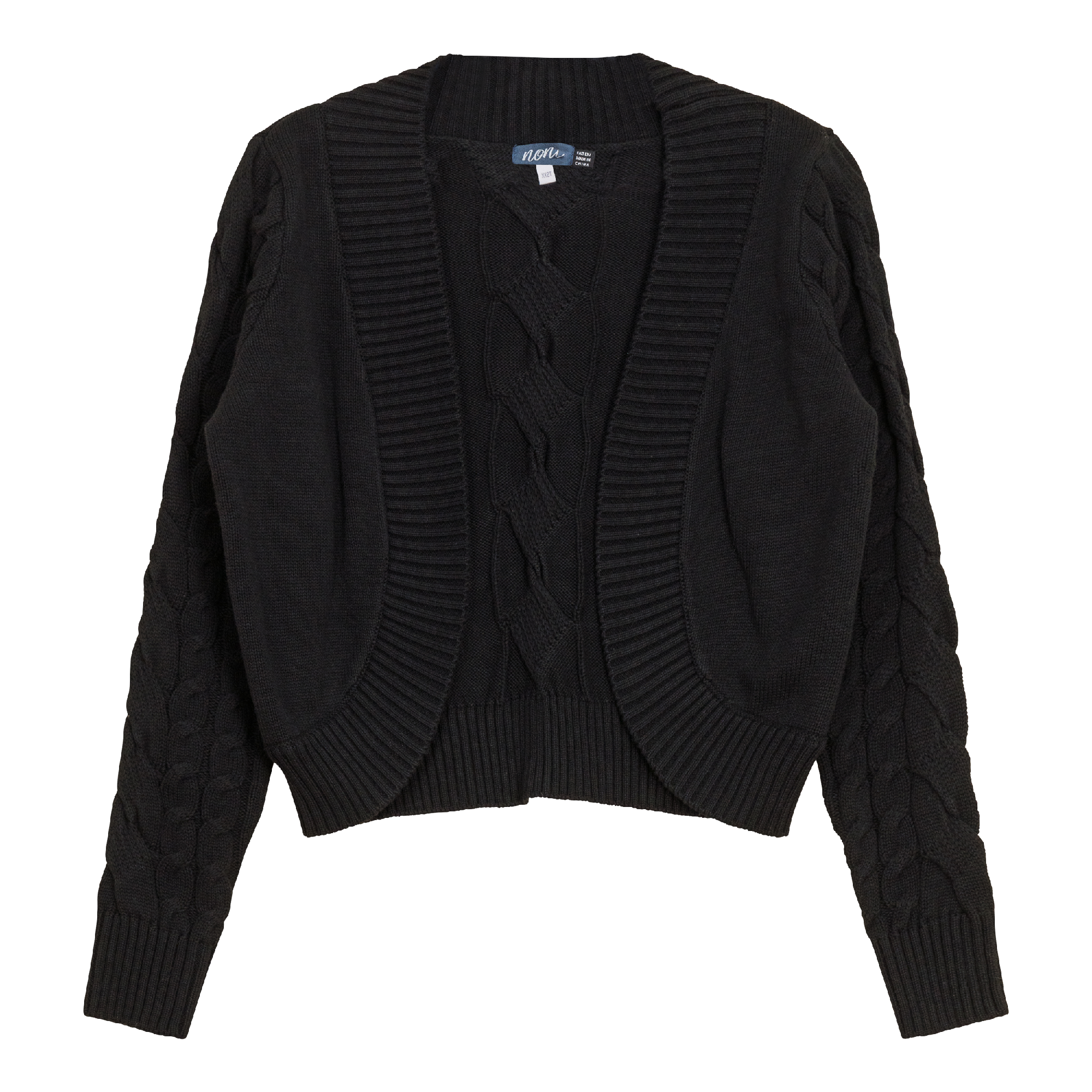 Cable Knit Crop Cardigan