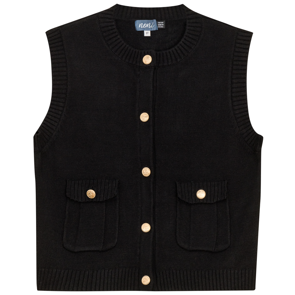 Military Cropped Knit Top
