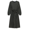 Crepe Pleated Dress