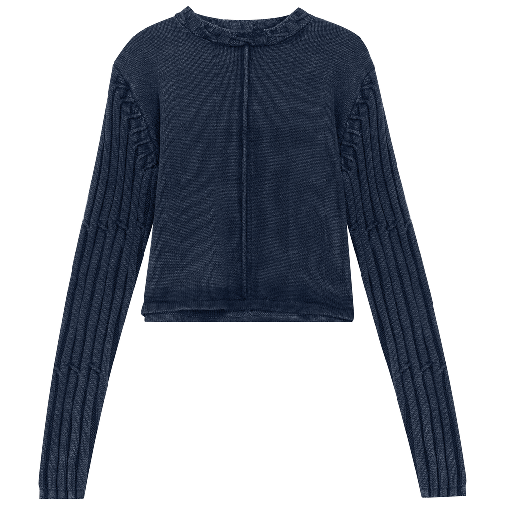 Knitted Distressed Sweater