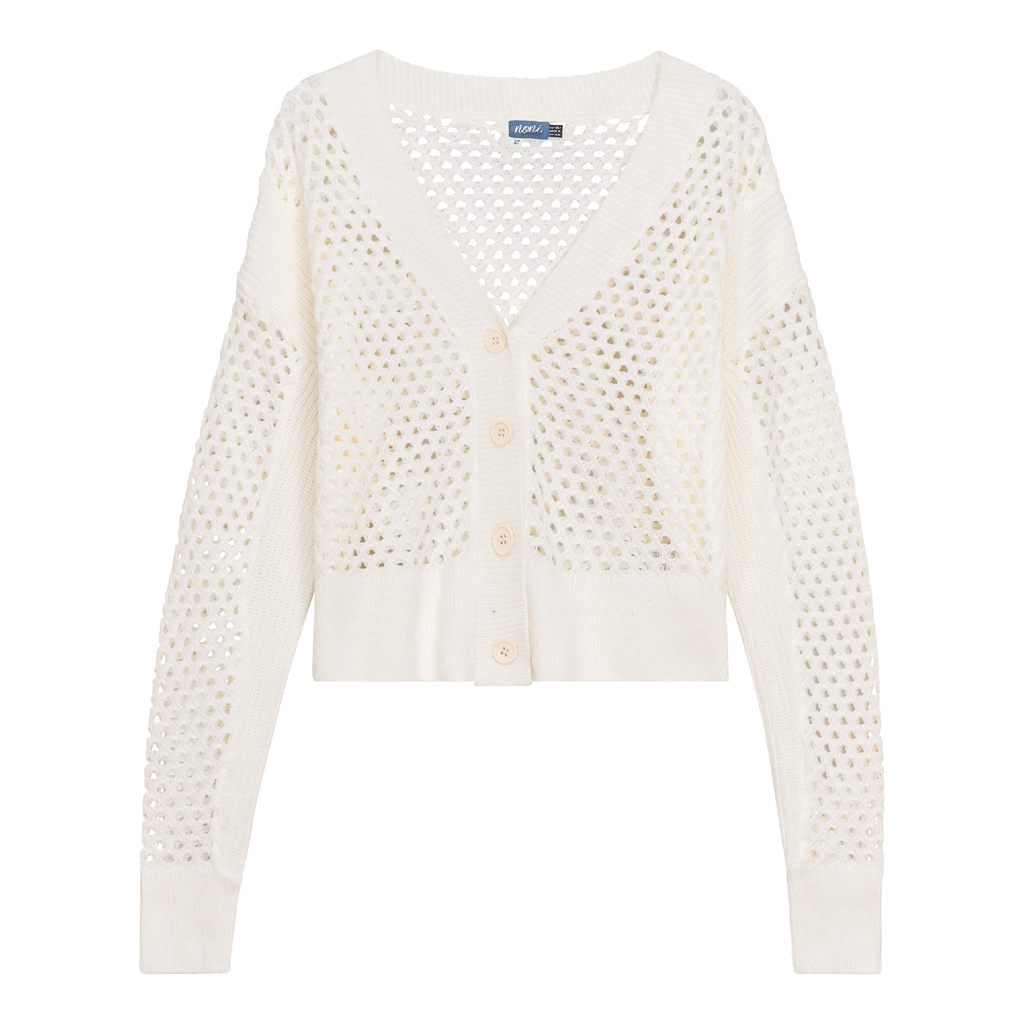 Crochet Knitted Crop Cardigan