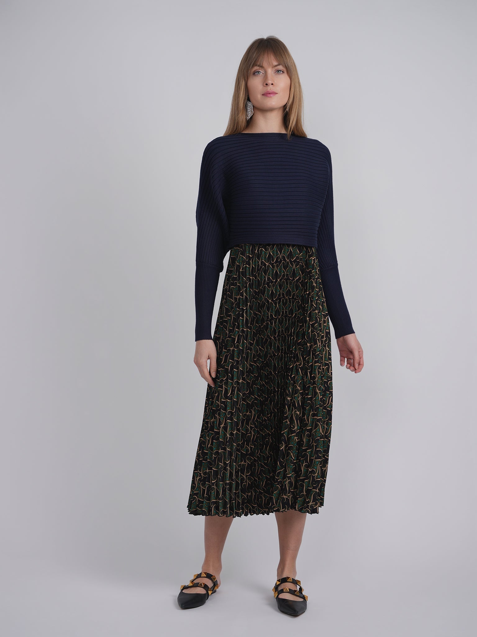 Croppped Knit Sweater