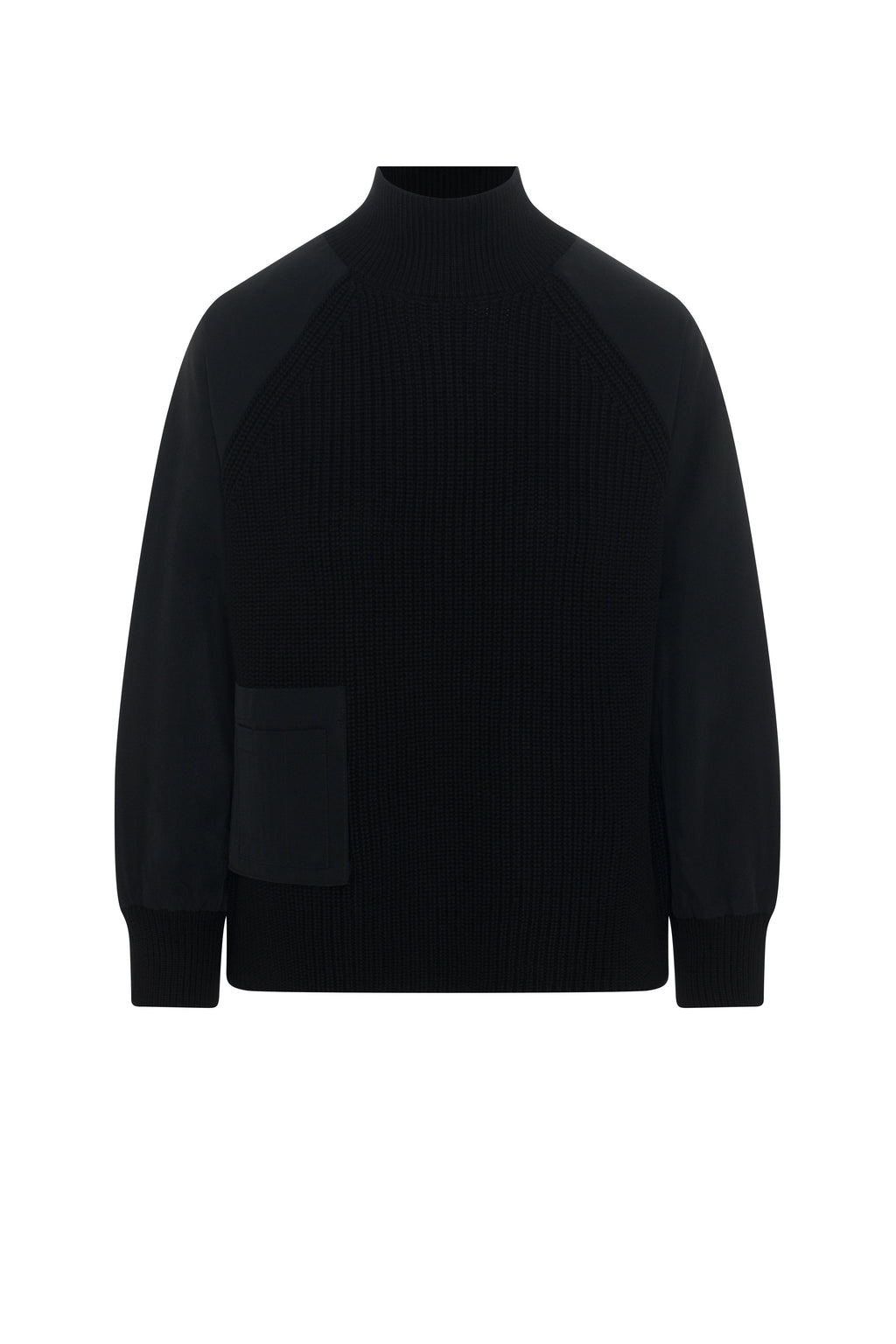 High Neck Raglan Sweater