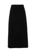Cool Wool Midi A Line Strap Skirt