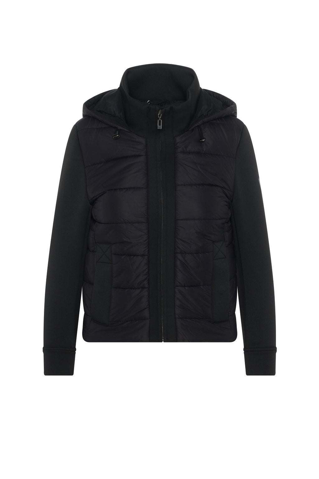 Quilted Combo Bomber Jacket