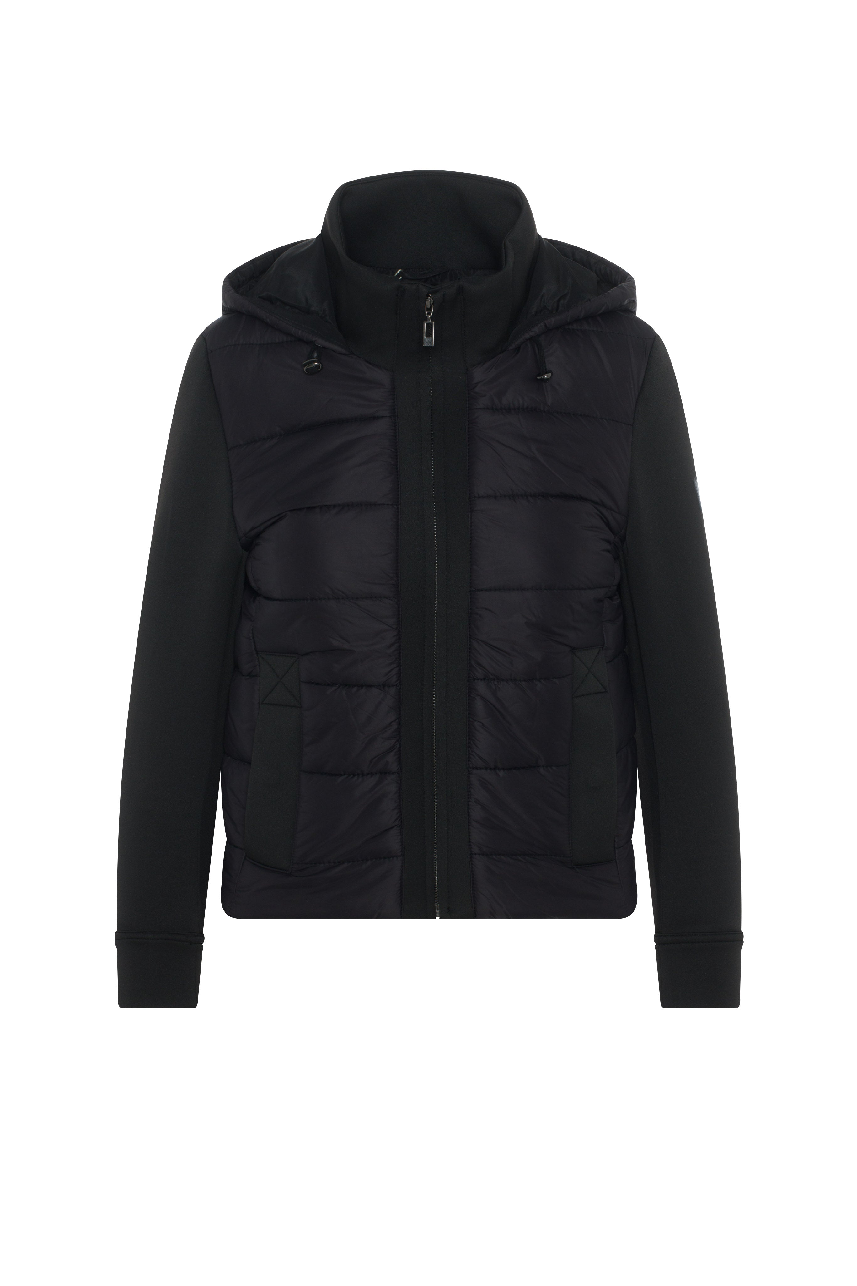 Quilted Combo Bomber Jacket