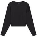 Cropped Loose Pocket Sweater