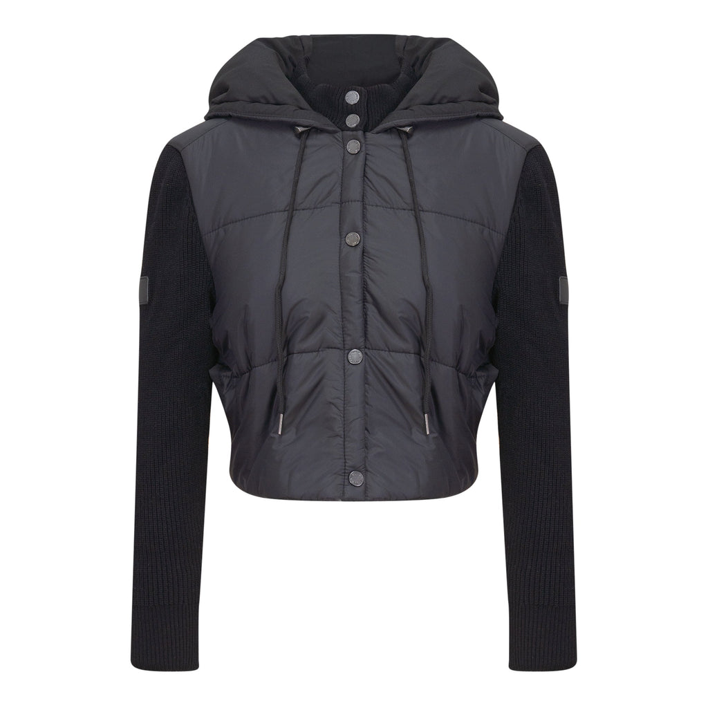 Quilted Sweater Combo Jacket